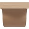Ekena Millwork 6"W x 6"D x 6"H Wide Del Monte Rough Cedar Woodgrain TimberThane Corbel, Primed Tan CORUR06X06X06DELRCPR - alternate 3